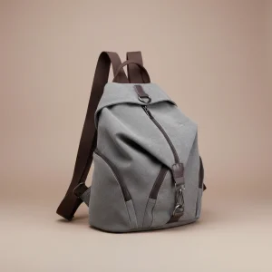 Sac toile à dos baroudeur organisé - Vue 1 - Sac Toile