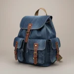 Sac toile à dos denim baroudeur - Vue 1 - Sac Toile