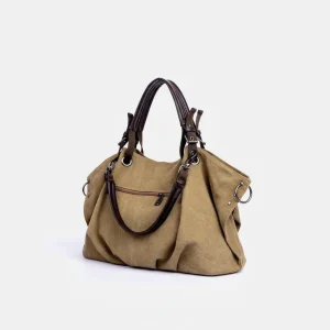 Sac toile cabas grand format bandoulière - Vue 1 - Sac Toile