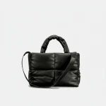 Sac toile cabas matelassé bandoulière - Vue 1 - Sac Toile