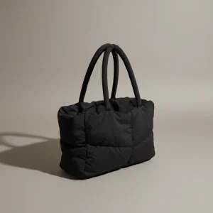 Sac toile cabas matelassé en nylon - Vue 1 - Sac Toile