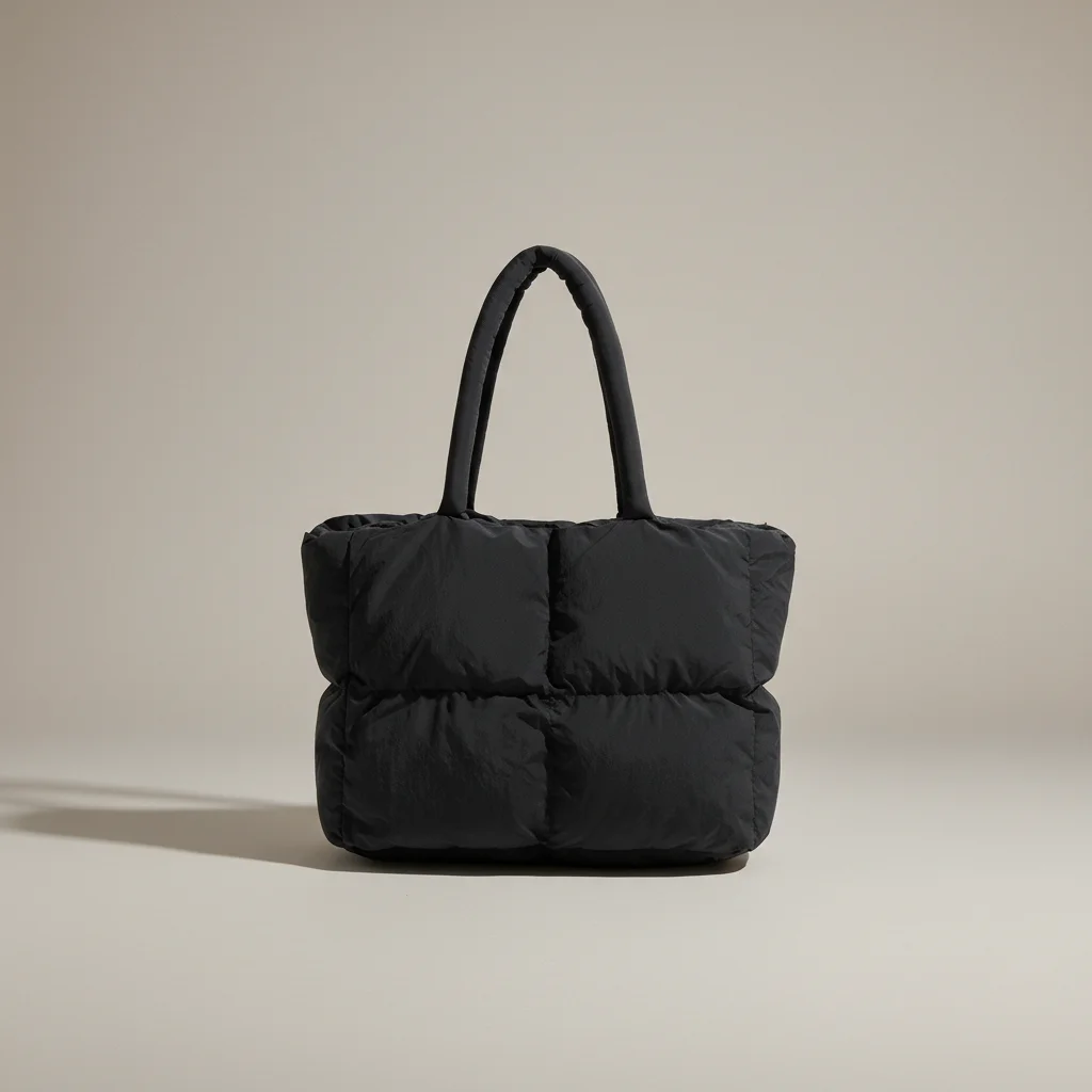 Sac toile cabas matelassé en nylon - Vue 6 - Sac Toile