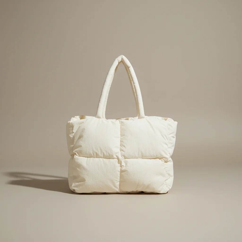 Sac toile cabas matelassé en nylon - Vue 7 - Sac Toile