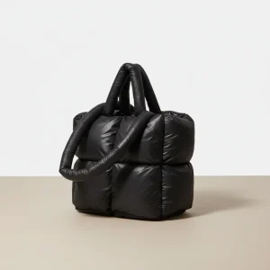 Sac toile cabas matelassé nylon léger - Vue 1 - Sac Toile