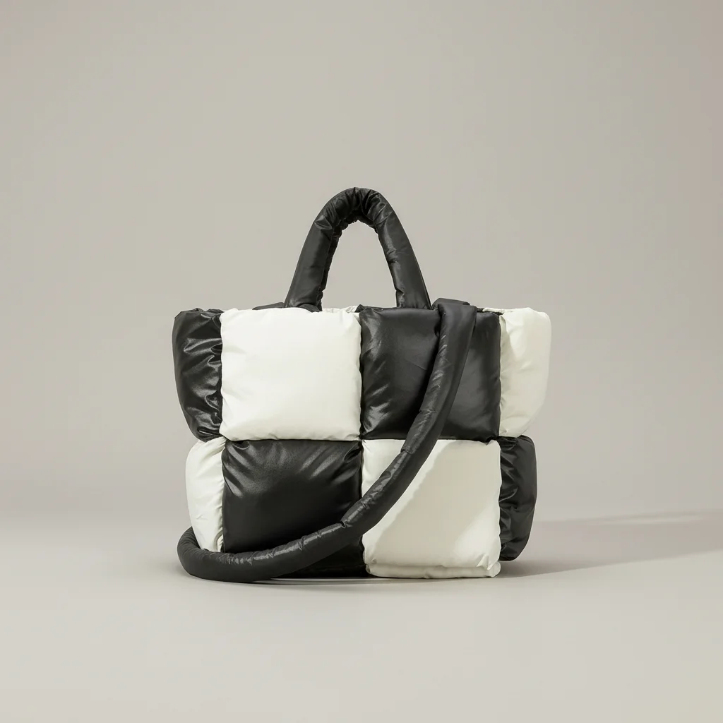 Sac toile cabas matelassé nylon léger - Vue 11 - Sac Toile