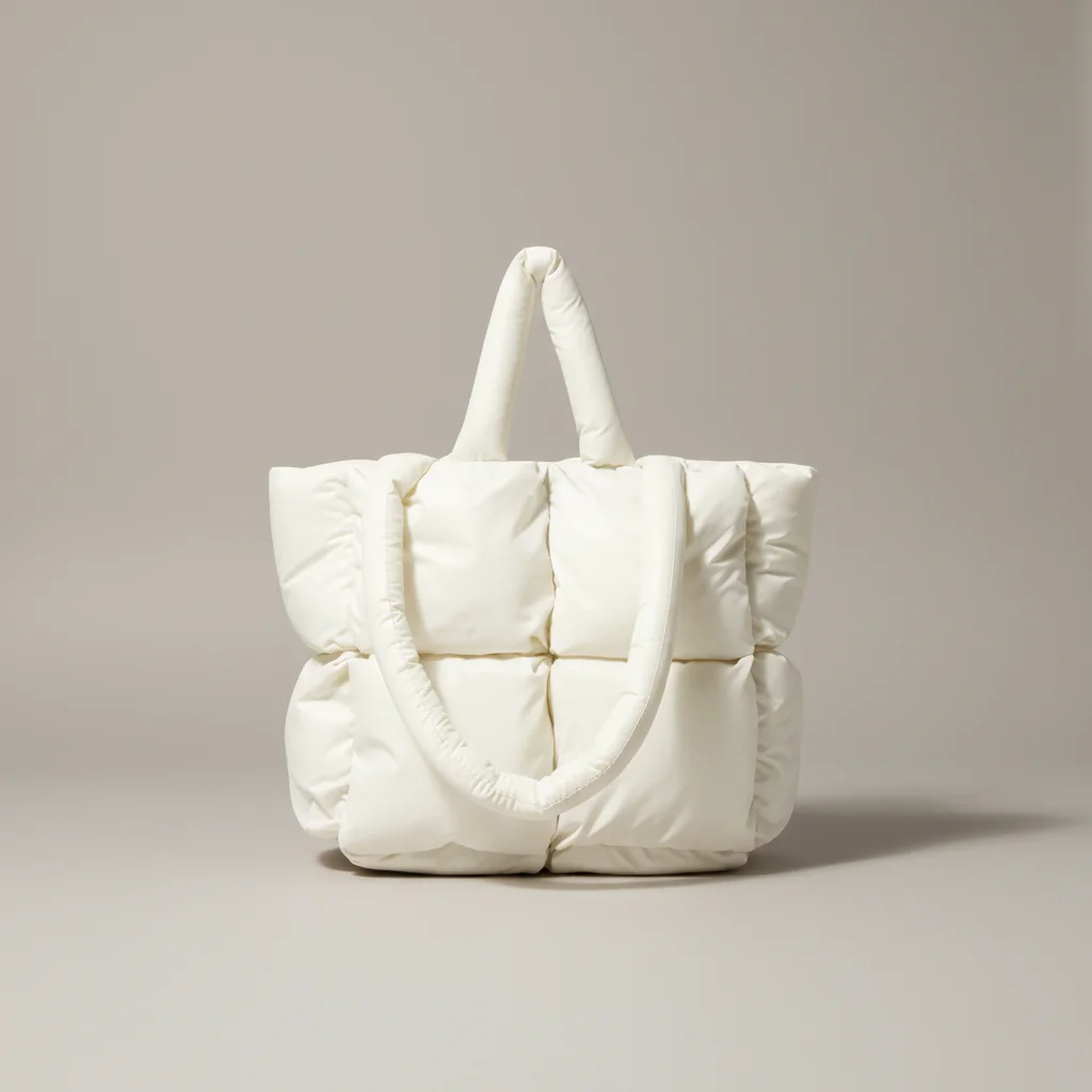 Sac toile cabas matelassé nylon léger - Vue 8 - Sac Toile
