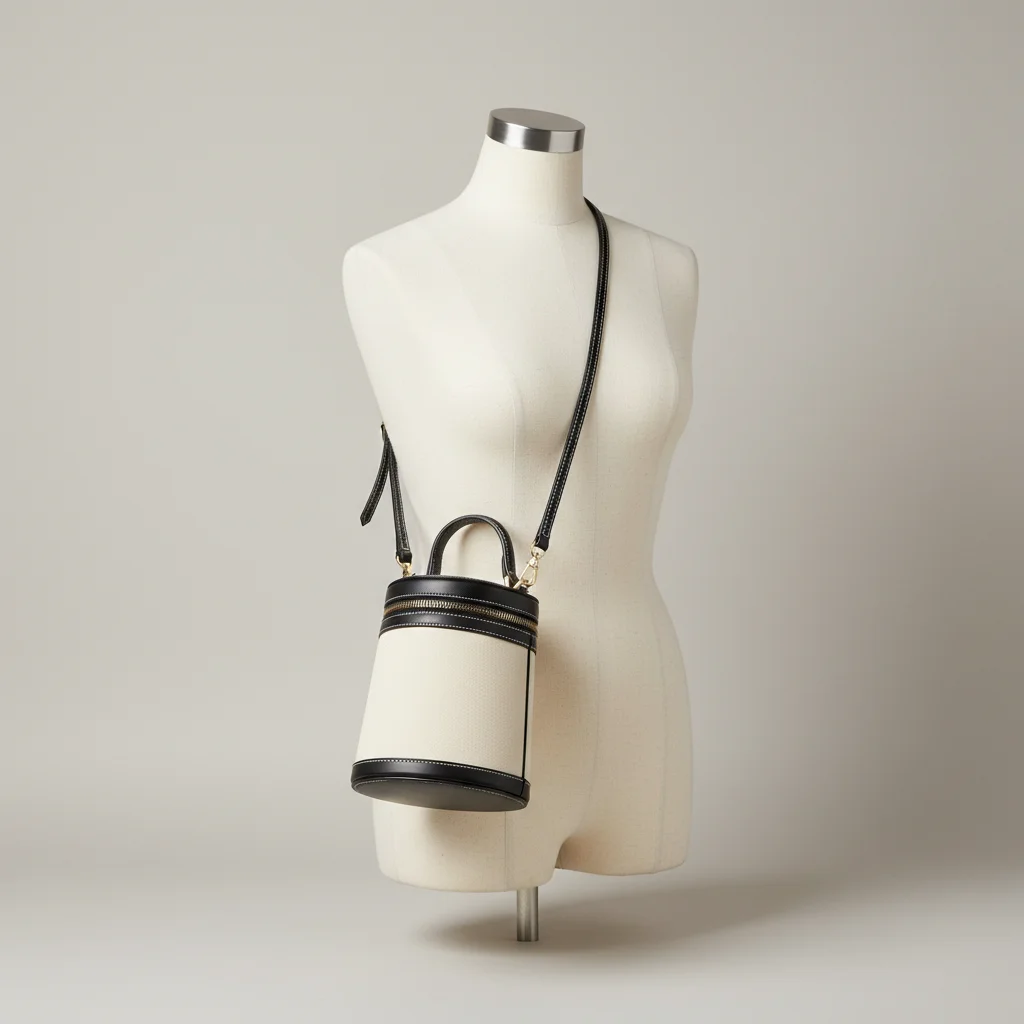 Sac toile cylindrique porté main - Vue 5 - Sac Toile