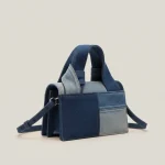 Sac toile denim bandoulière réglable - Vue 1 - Sac Toile