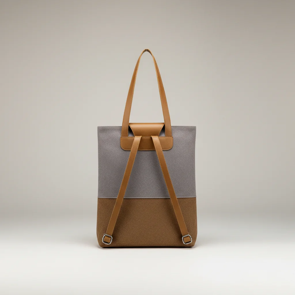 Sac toile épaule et dos multipoches - Vue 3 - Sac Toile