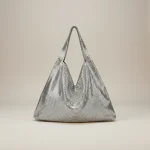 Sac toile métallisé porté épaule - Vue 1 - Sac Toile