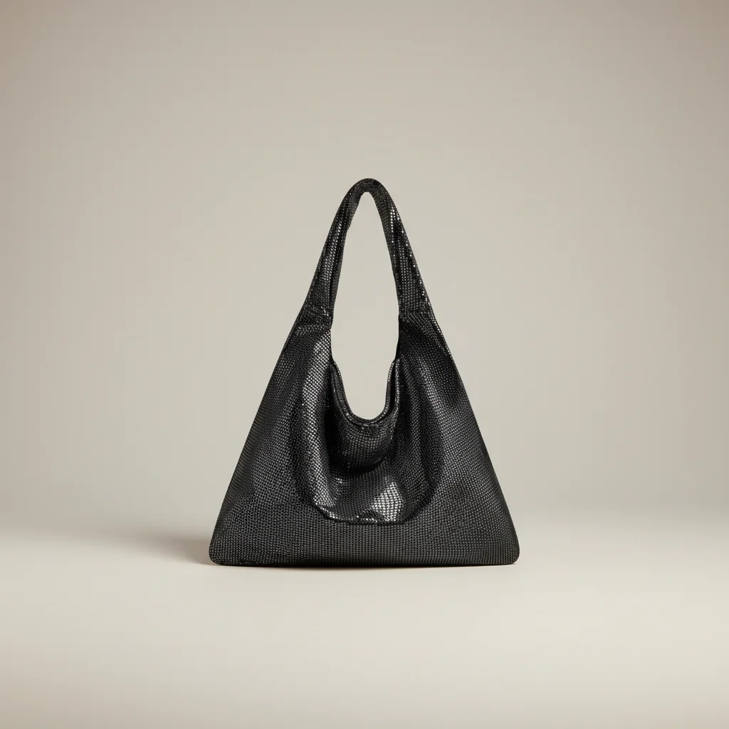 Sac toile métallisé porté épaule - Vue 10 - Sac Toile