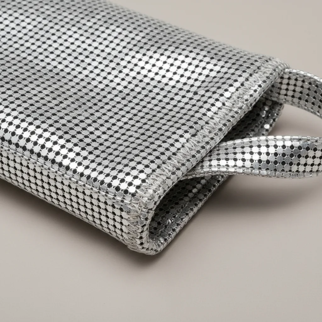 Sac toile métallisé porté épaule - Vue 7 - Sac Toile