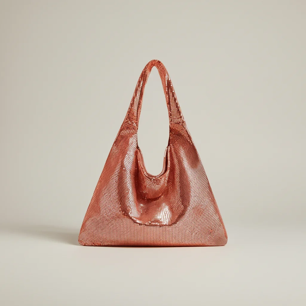 Sac toile métallisé porté épaule - Vue 8 - Sac Toile