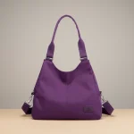 Sac toile porté épaule nylon léger - Vue 1 - Sac Toile