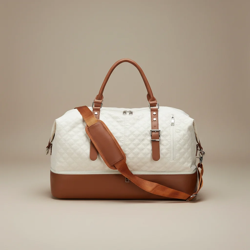 Sac toile voyage femme matelassé 40l - Vue 6 - Sac Toile