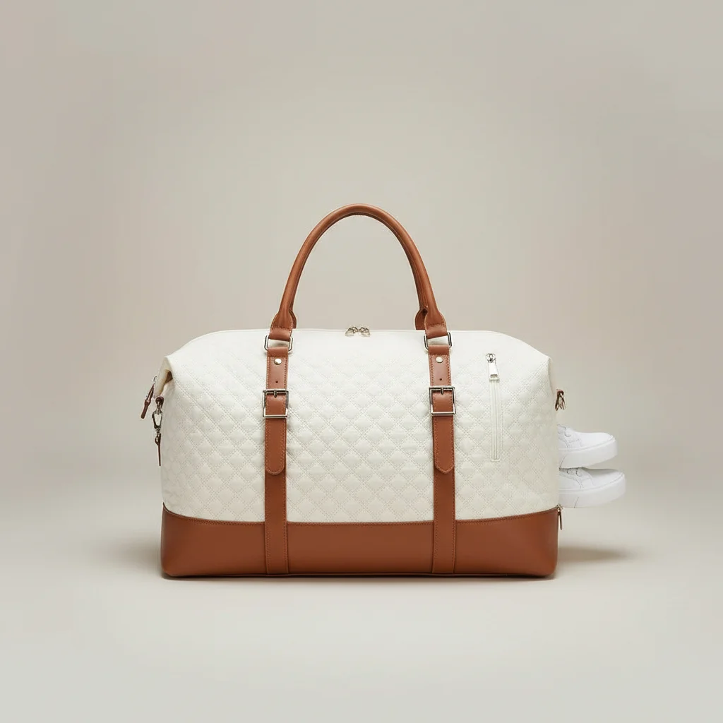 Sac toile voyage femme matelassé 40l - Vue 7 - Sac Toile